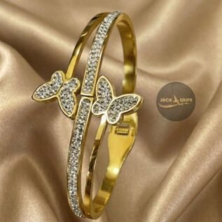 316L Grade Anti Tarnished Gold Plated Bangle.