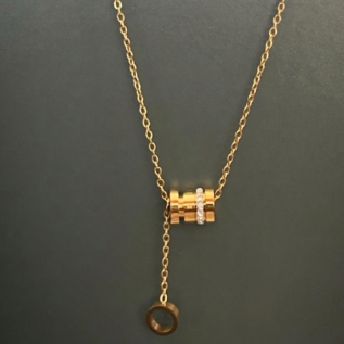 BVLGARI anti-tarnished 316L graqde necklace