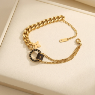 Louis Vuitton Bracelet 316Lgrade anti-tarnished