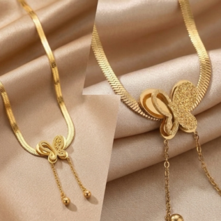 SNAKE necklace  anti-tarnished 304L grade