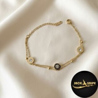 roman numerals-sparkling crystal bracelet
