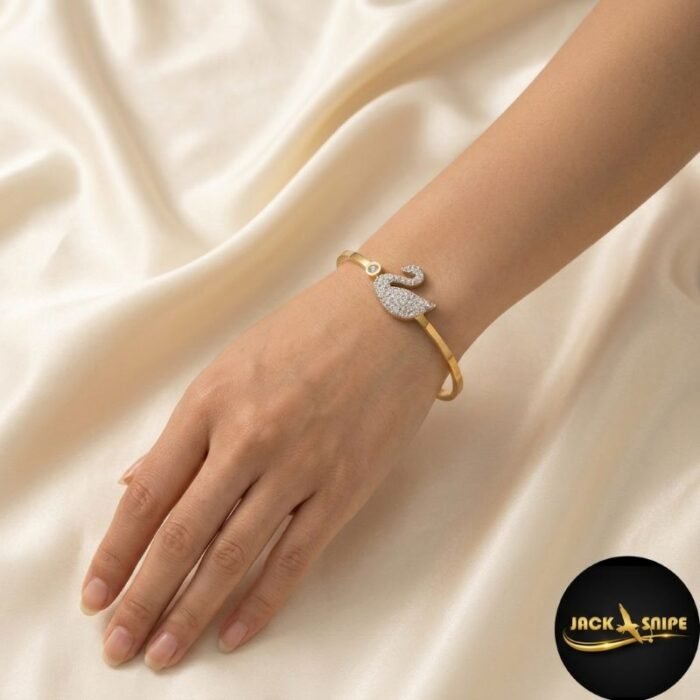 swan crystel bangle
