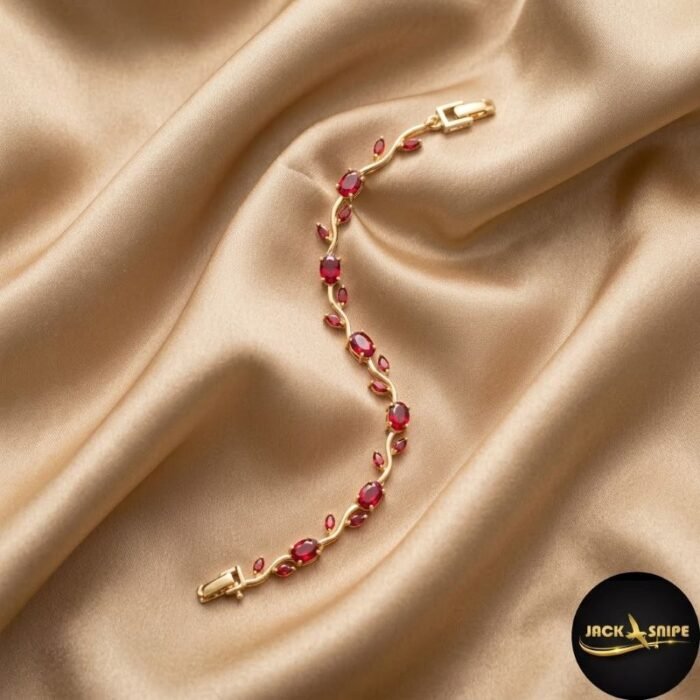 tulip red bracelet